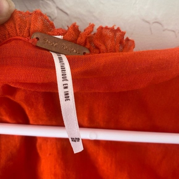 Free People orange tunic dress - Picture 3 of 9